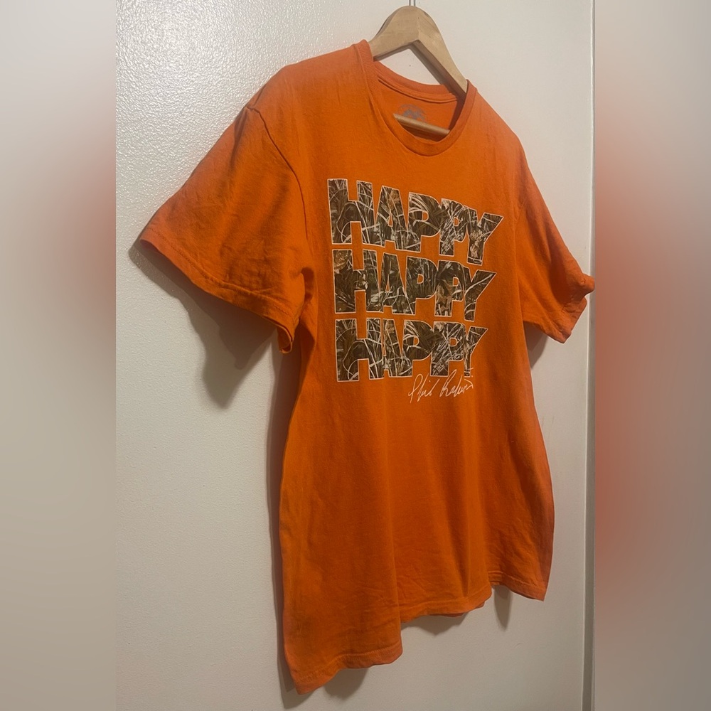 Phil Robertson Orange Happy Graphic Tee - Picture 3 of 4